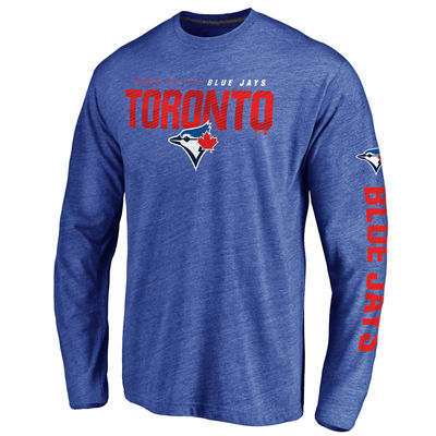 Toronto Blue Jays - Loyalty Clean Color Logo MLB Tričko s dlouhým rukávem