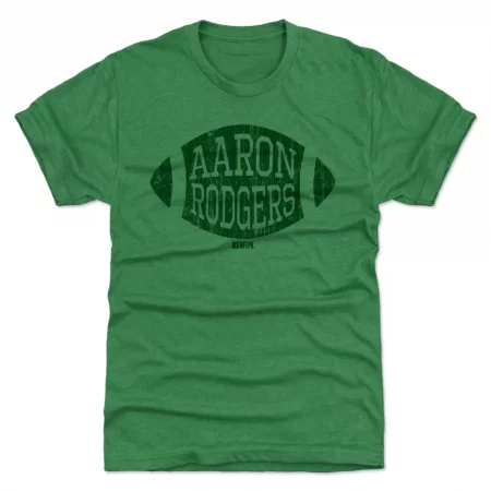 Green Bay Packers - Aaron Rodgers Football Green NFL T-Shirt