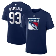 New York Rangers - Mika Zibanejad Stack Navy NHL Koszułka