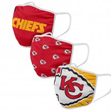 Kansas City Chiefs - Sport Team 3-pack NFL face mask