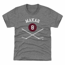 Colorado Avalanche Kinder - Cale Makar Sticks Gray NHL T-Shirt