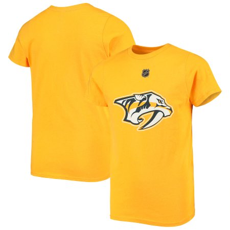 Nashville Predators Youth - Primary Logo Gold NHL T-Shirt