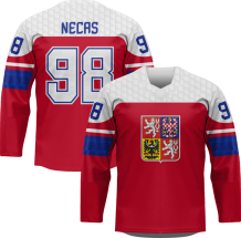 Czechy - Martin Nečas Hockey Replica Jersey