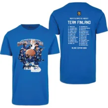 Fínsko - 2026 Bronze Medal Collage Roster Hokejové Tričko