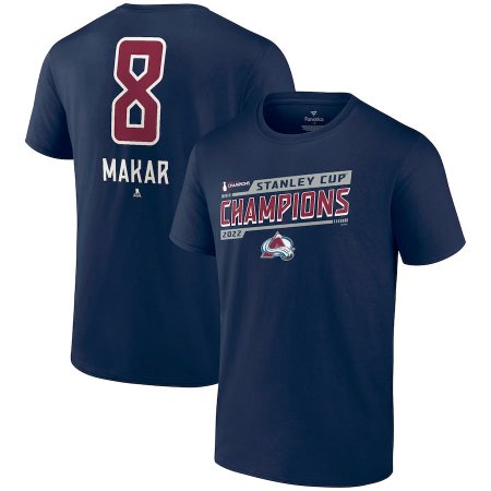 Colorado Avalanche - Cale Makar 2022 Stanley Cup Champs NHL T-Shirt