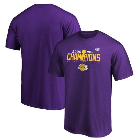 Los Angeles Lakers - 2020 Finals Champions Finger In The Line NBA T-Shirt