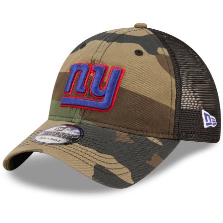 New York Giants - Basic Camo Trucker 9TWENTY NFL Czapka