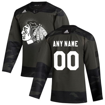 Chicago Blackhawks - 2019 Veterans Day Authentic Practice NHL Jersey