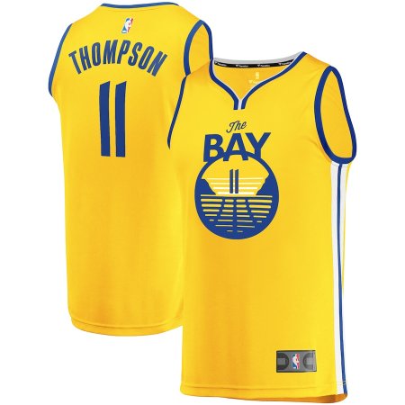Golden State Warriors - Klay Thompson Fast Break Replica Gold NBA Jersey