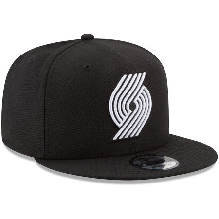 Portland Trail Blazers - Black & White Logo 9FIFTY NBA Cap