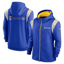 Los Angeles Rams - 2022 Sideline Full-Zip NFL Bluza z kapturem
