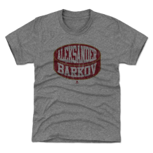 Florida Panthers Youth - Aleksander Barkov Puck Gray NHL T-Shirt