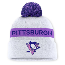 Pittsburgh Penguins - 2024 Hockey Fight Cancer NHL Knit Hat