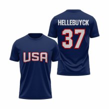 USA - Connor Hellebuyck Hockey Tshirt