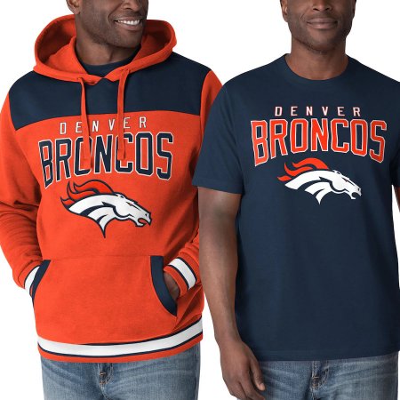 Denver Broncos - Hoodie and T-shirt NFL Combo Set