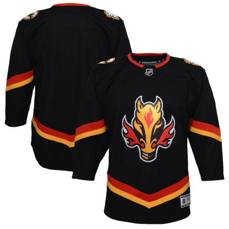 Calgary Flames Youth - Reverse Retro NHL Jersey/Customized