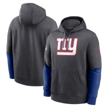 New York Giants - 2024 Sideline Club Pullover Gray NFL Bluza z kapturem