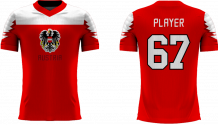 Austria Youth - 2018 Sublimated Fan T-Shirt with Name and Number