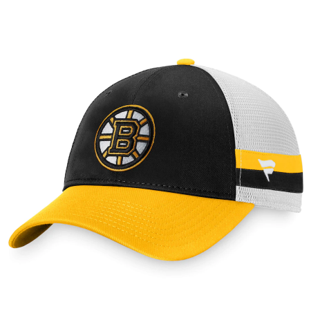 Boston Bruins - Breakaway Striped Trucker NHL Hat