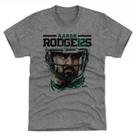 Green Bay Packers - Aaron Rodgers RODGE12S Gray NFL T-Shirt