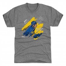 St. Louis Blues - Brett Hull Stripes Gray NHL T-Shirt