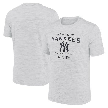 New York Yankees - Authentic Velocity White MLB Tričko