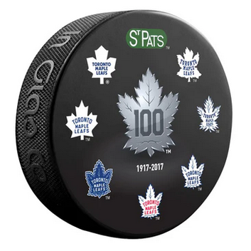 Toronto Maple Leafs - Centennial 8 Logos NHL Puck