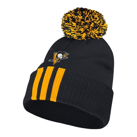 Pittsburgh Penguins - Three Stripe Cuffed NHL Zimní čepice