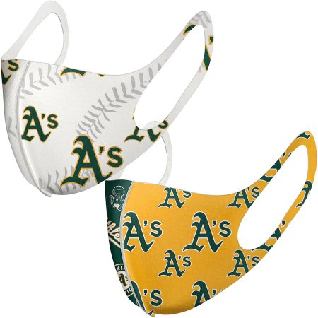 Oakland Athletics - Team Logos 2-pack MLB face mask