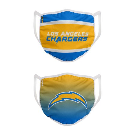 Los Angeles Chargers - Colorblock 2-pack NFL rouška