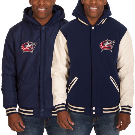 Columbus Blue Jackets - Fleece Varsity Obojstranná NHL Kurtka