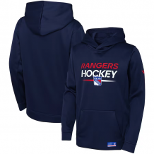 New York Rangers Dziecięca - Authentic Pro 23 NHL Bluza z kapturem