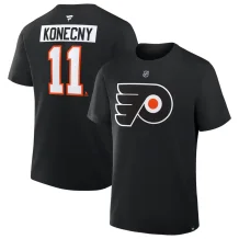 Philadelphia Flyers - Travis Konecny Stack Black NHL Koszułka