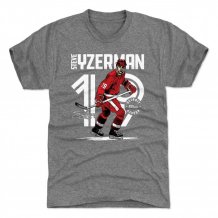 Detroit Red Wings - Steve Yzerman Inline Gray NHL Tričko