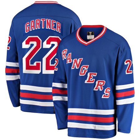 New York Rangers - Mike Gartner Retired Breakaway NHL Trikot