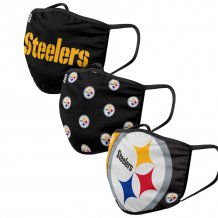 Pittsburgh Steelers - Sport Team 3-pack NFL face mask