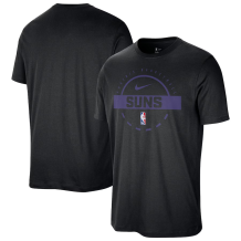 Phoenix Suns - 2025 Authentic Practice Black NBA T-shirt