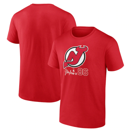 New Jersey Devils - Jack Hughes Signature NHL T-Shirt