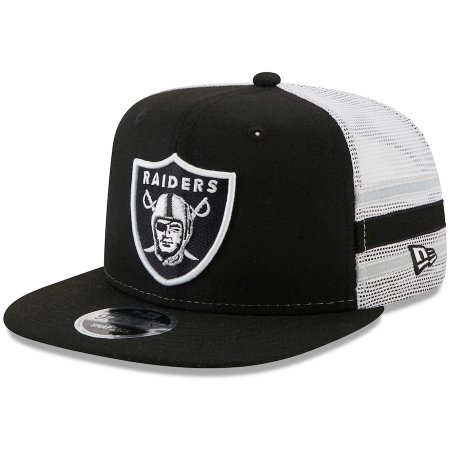 Las Vegas Raiders - Stripe Trucker 9Fifty NFL Hat