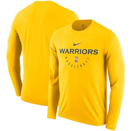 Golden State Warriors - Practice Performance NBA T-shirt mit einem langen Ärmel
