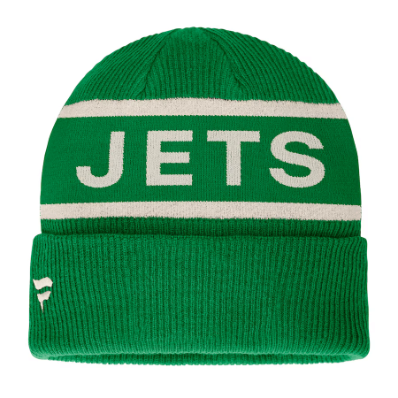 New York Jets - Heritage Cuffed Vintage NFL Zimní čepice
