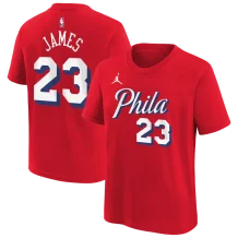 Philadelphia 76ers Dětský - LeBron James Red NBA Tričko