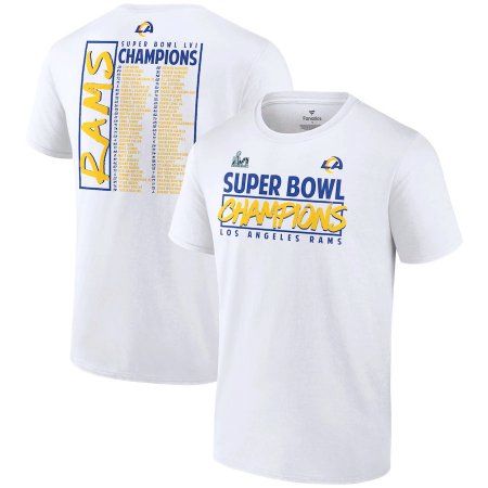 Los Angeles Rams - Super Bowl LVI Champs Roster NFL T-Shirt