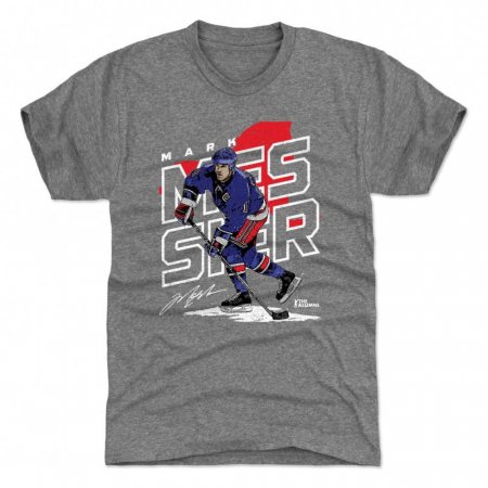 New York Rangers - Mark Messier Player Gray NHL T-Shirt