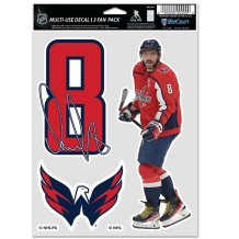 Washington Capitals - Alexander Ovechkin NHL Aufkleber-Set