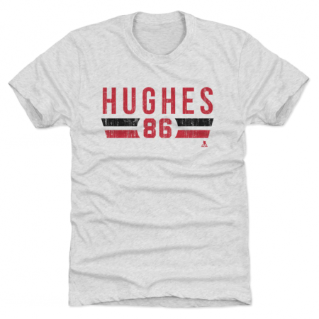 New Jersey Devils - Jack Hughes Font NHL T-Shirt