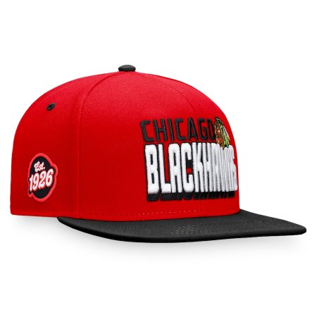 Chicago Blackhawks - Red Heritage Retro Snapback NHL Kšiltovka