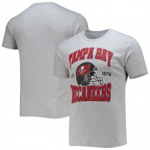 Tampa Bay Buccaneers - Helmet Gray NFL T-Shirt