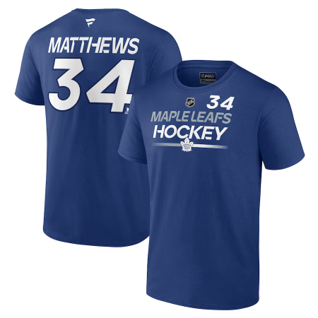 Toronto Maple Leafs - Auston Matthews Authentic 23 Prime NHL T-Shirt