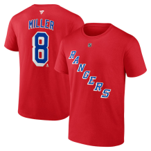 New York Rangers - J.T. Miller Stack Red NHL T-Shirt